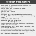 Amplificator, statie audio 2.1 50WX2+100W Geekcreit ZK-TB21 TPA3116D2, Bluetooth 5.0, subwoofer
