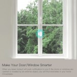 Senzor inteligent de fereastra-usa Tuya Zigbee smart home, compatibil cu Alexa, Google Home, Smart Life