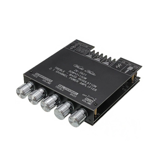 Amplificator, statie audio 2.1 50WX2+100W Geekcreit ZK-TB21 TPA3116D2, Bluetooth 5.0, subwoofer