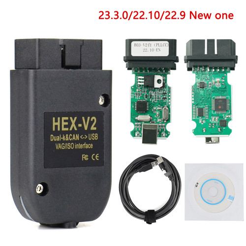 Interfata Diagnoza Auto Tester 2023 VAG COM VCDS HEX V2 V23.3.0 pentru Volkswagen, Audi, Skoda si Seat, FULL Activa