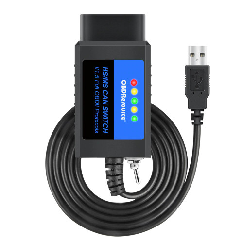 Diagnoza Ford ELM327 chip Modificat Forscan Elmconfig Focccus FF2. HS MS CAN comutator