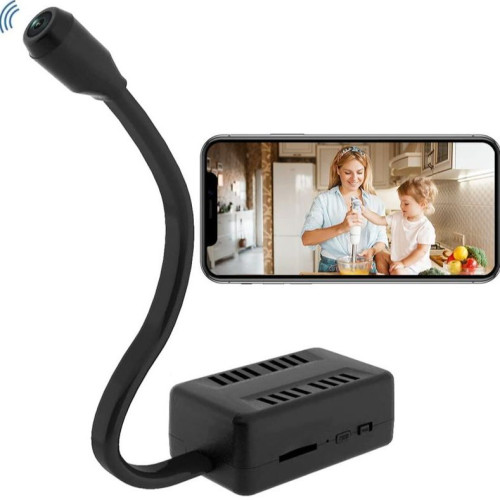 Camera ascunsa X7 mini, flexibila, WiFi, 1080P, cu baterie, detectie de miscare, cu aplicatie pe telefon, monitorizare in timp real, stocare in cloud sau card