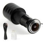 Vizor electronic cu transmitere pe telefon si card V380, detectie miscare, UHD, Wi-Fi, senzor Sony