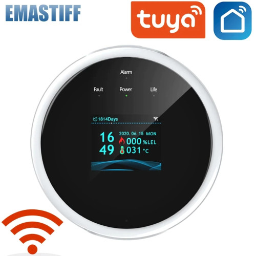 Senzor, detector de gaz GPL inteligent Tuya Gas3, Smart Home, securitate la incendiu