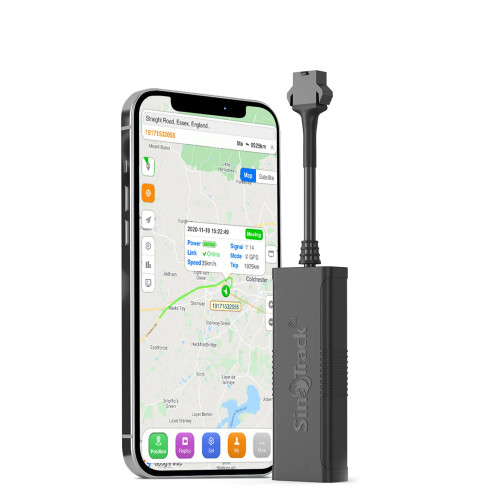 Tracker GPS mini Sinotrack ST-901pentru motocicleta sau masina, urmarire localizare pe telefon, in timp real, 9~60V