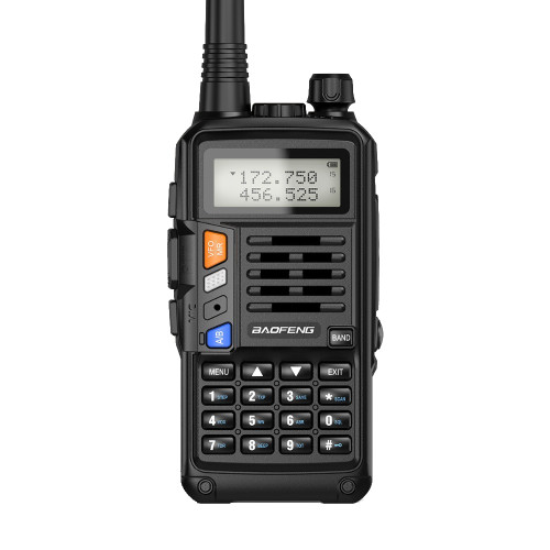 Statie radio portabila emisie receptie 10W, Walkie Talkie, Baofeng UV-S9 PLUS, Casca cu microfon, 2 antene, verde