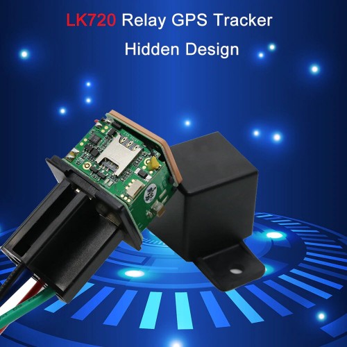 GPS Tracker ascuns in releu LK720 monitorizare oprire masina de la distanta